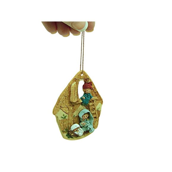 Vintage La Berge 1995 Away In the Manger Holiday Christmas Ornament Decoration - Picture 6 of 12